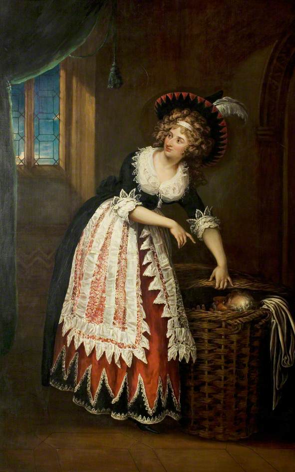 Mary Stephens Wells, née Davies (1762–1829), as Mrs Page (from 'The Merry Wives of Windsor')